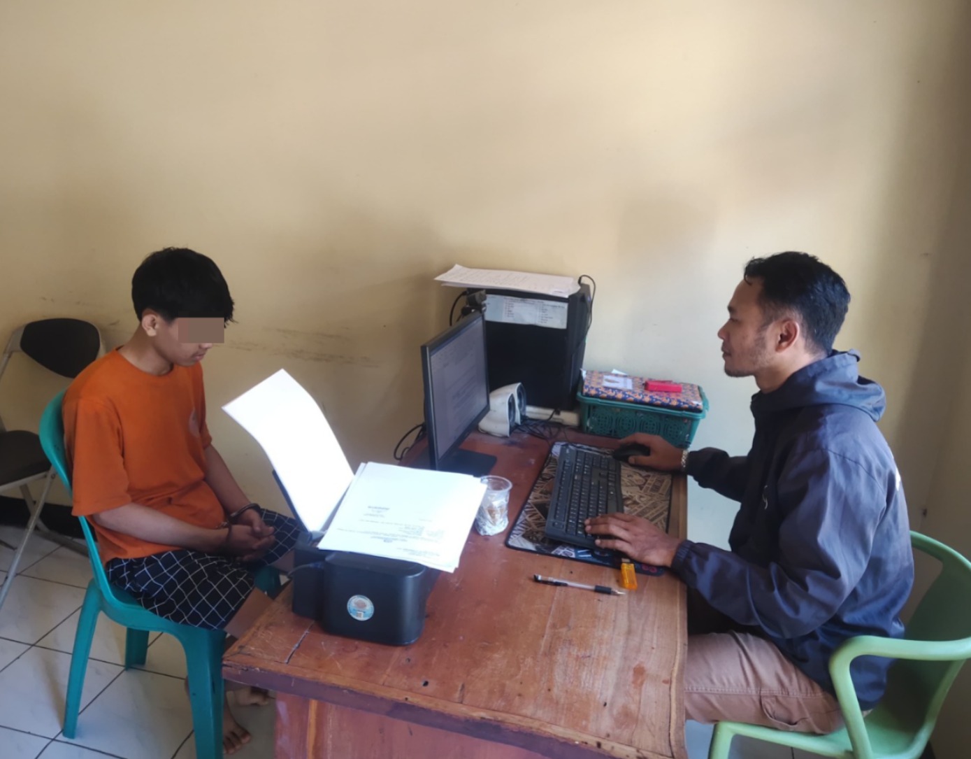 Diduga Gasak Motor Teman, Pemuda ini Diciduk Polisi